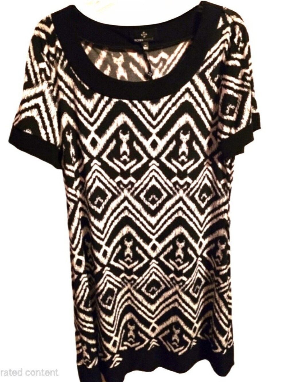 Ronni & Nicole Women's Size 14 Knee Length Dress Geometric Abstract